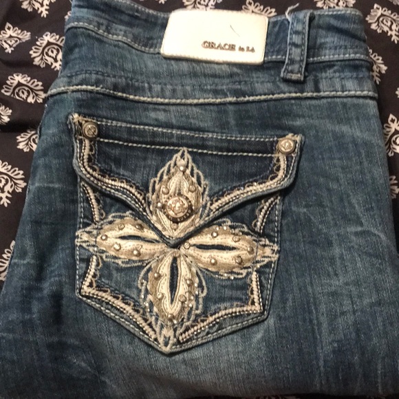 Grace in LA Denim - Grace in LA Bootcut jeans